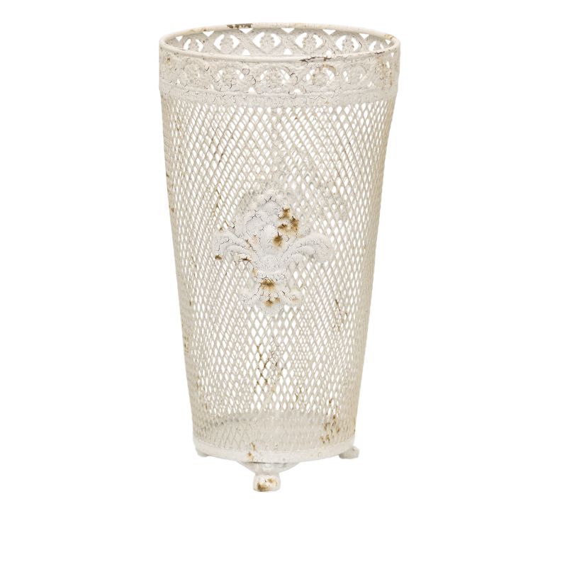 French Provinicial Dry-Flower Vase w Fleur-De-Lis 33cm