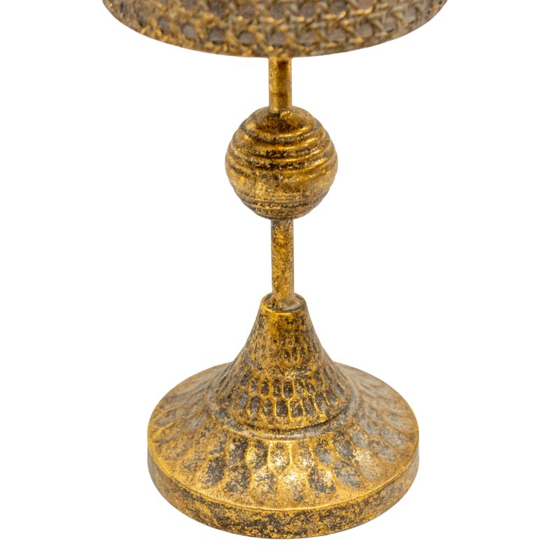 Lustre Tall Stemmed Pillar Candleholder 45cm