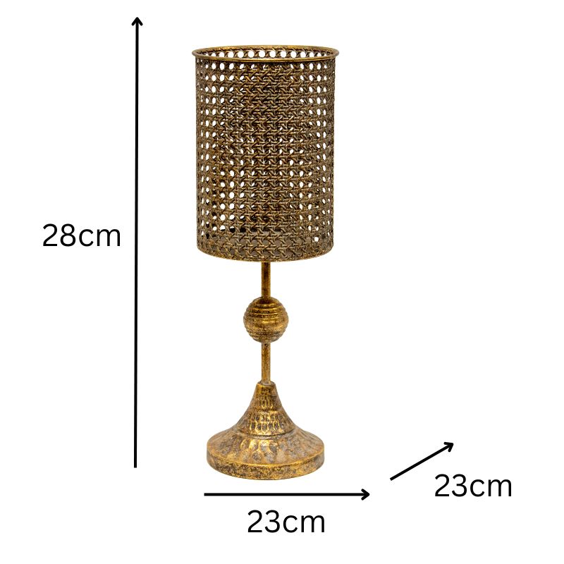 Lustre Tall Stemmed Pillar Candleholder 45cm 3