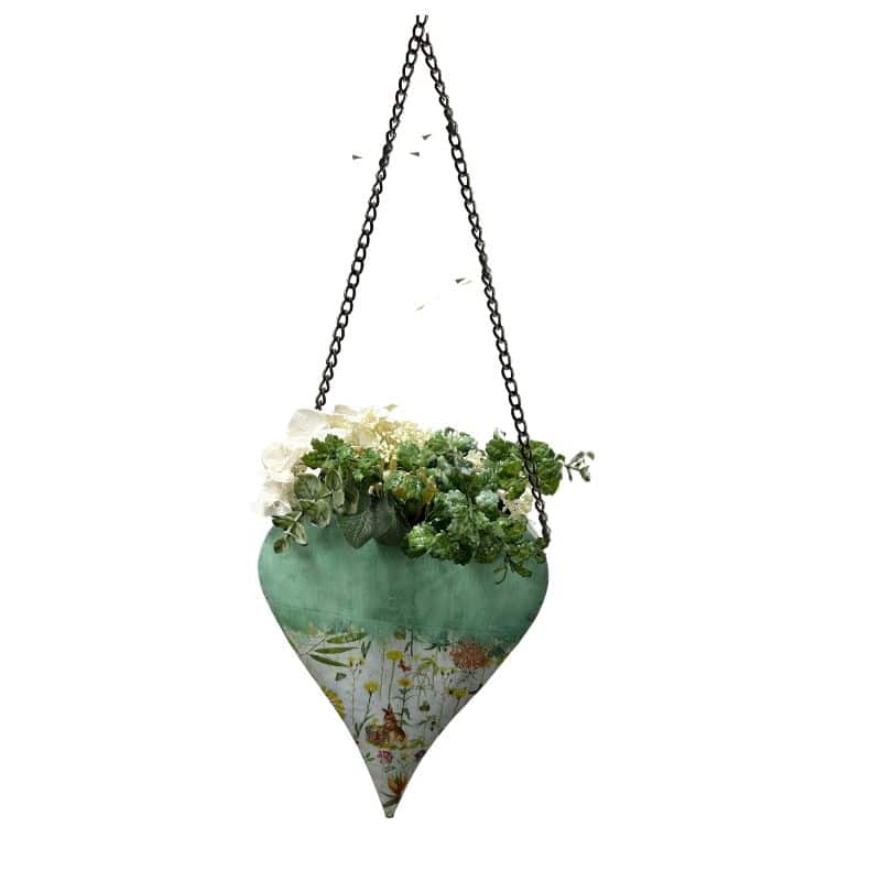 Natures Art Summer Garden Hanging Heart Planter 62cm 3