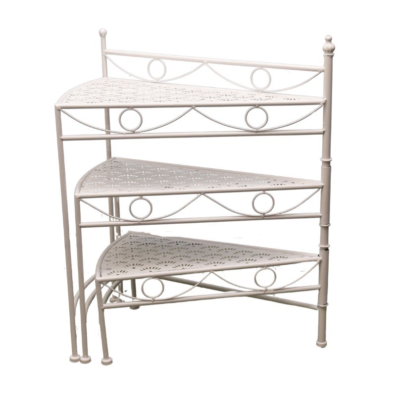Riviera 3 Tier Fold Out Shelf Stand 36cm 3