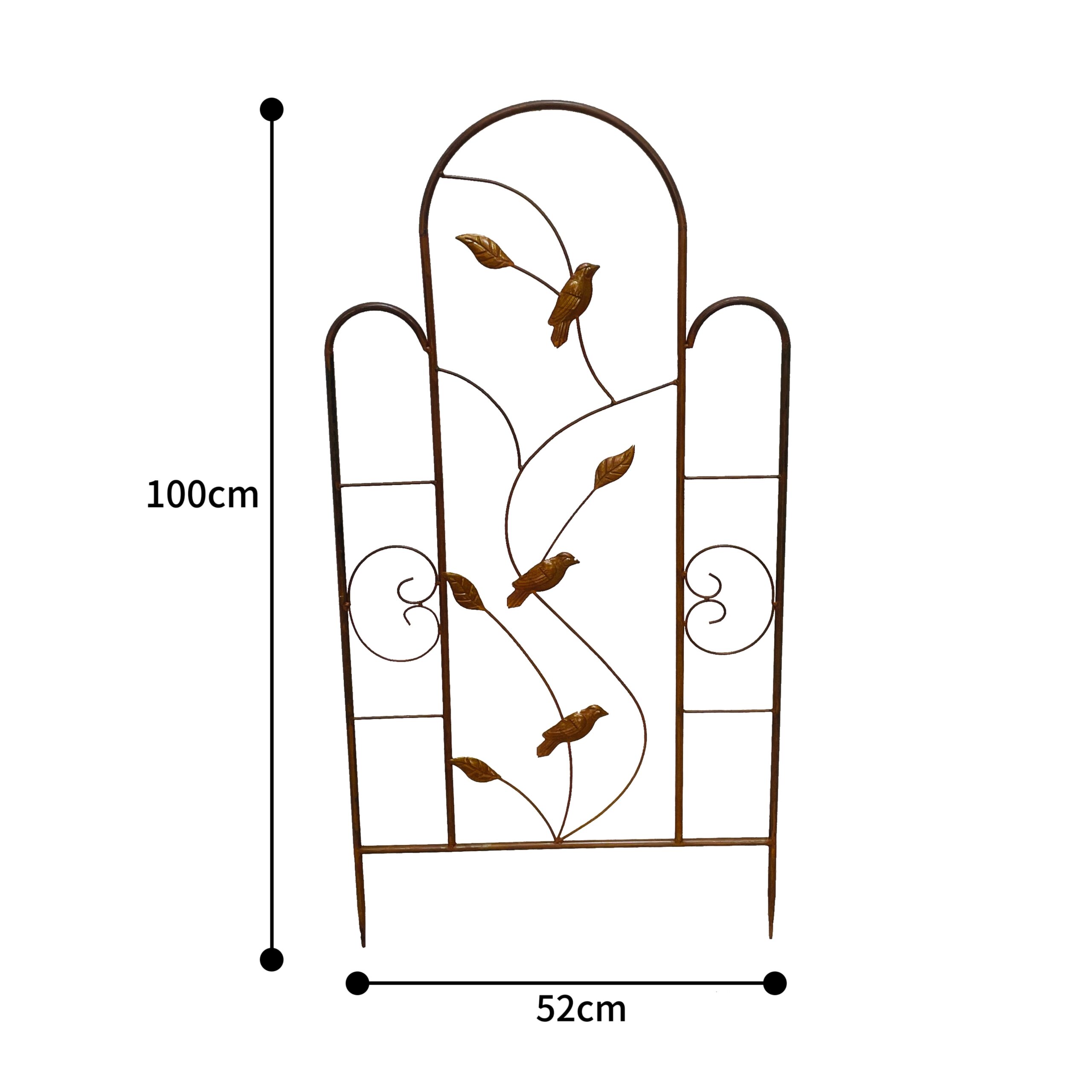 Birds Garden Stake / Climbing Plant Trellis 100cm 5