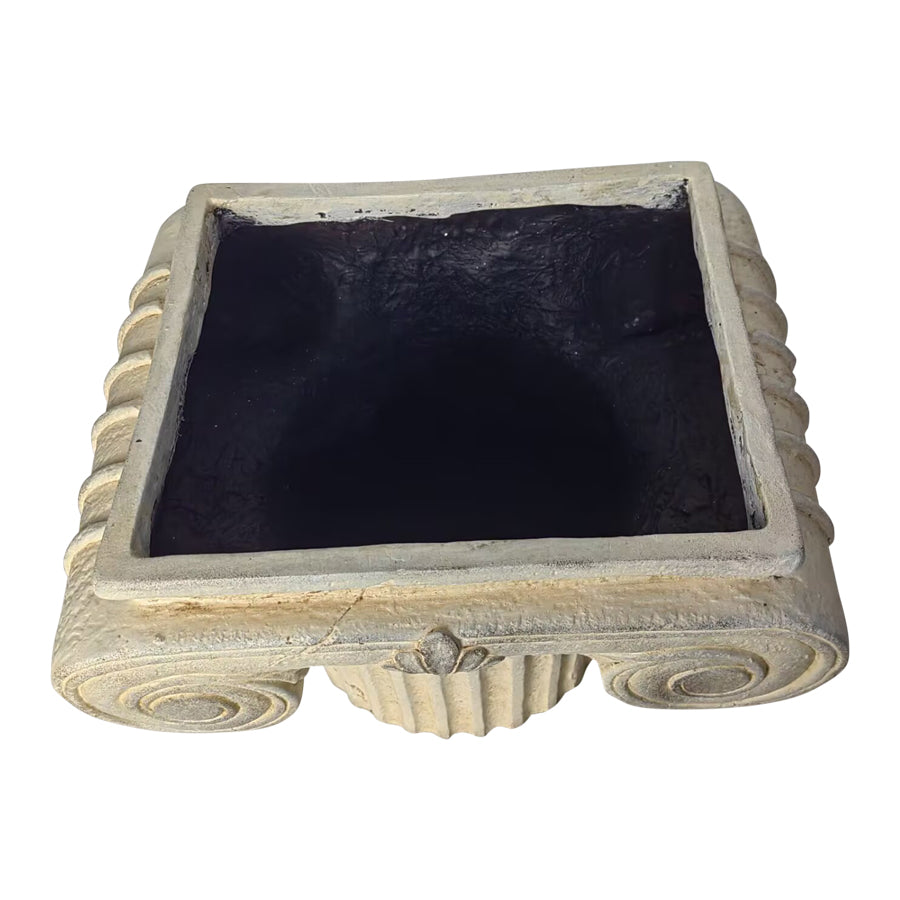 Elaborate Roman Pillar Planter / Stand w Lid 40cm 4