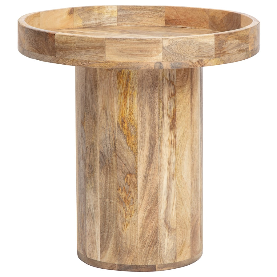 Tropea Mango Wood Side Table 50cm 4