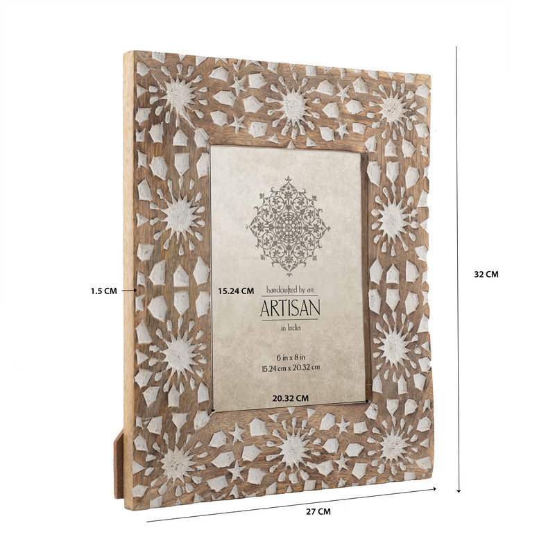 Handcrafted 6x8in 'Sunflower' Photoframe 31cm 5