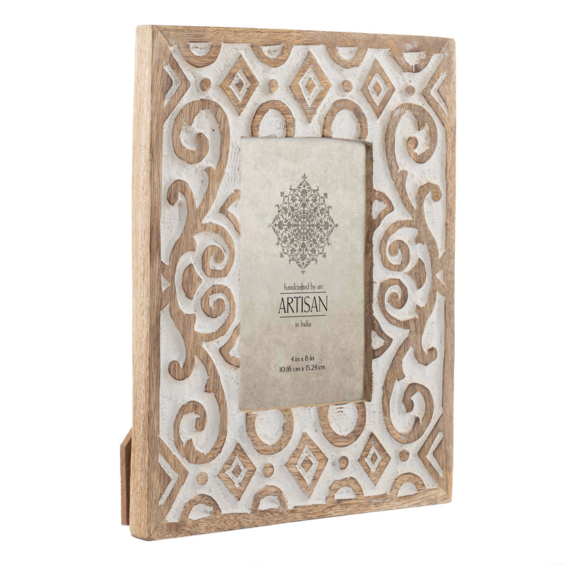 Handcrafted 4x6in 'Symmetry' Photoframe 25cm 4