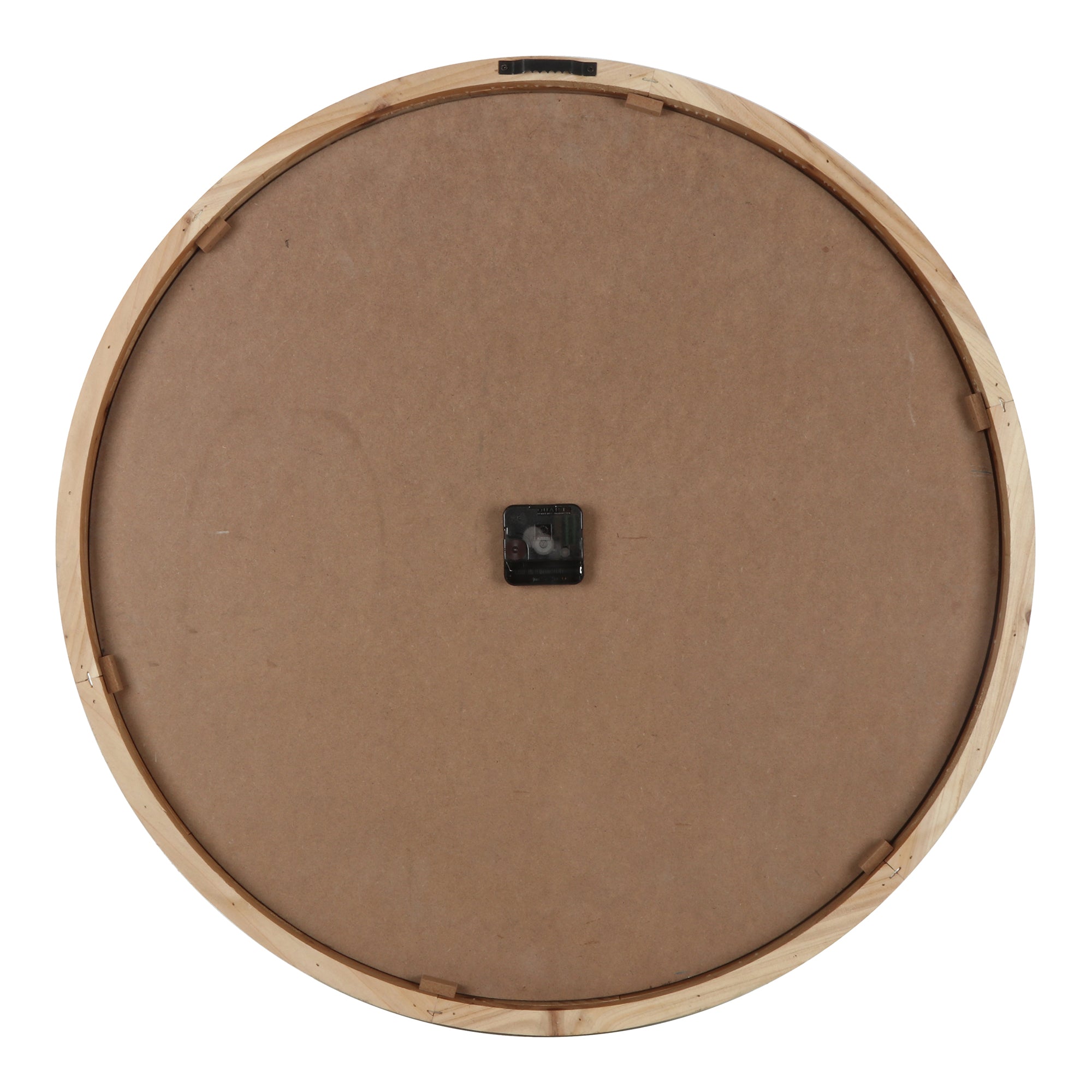 Distressed Grid Wall Clock 68x68cm 4