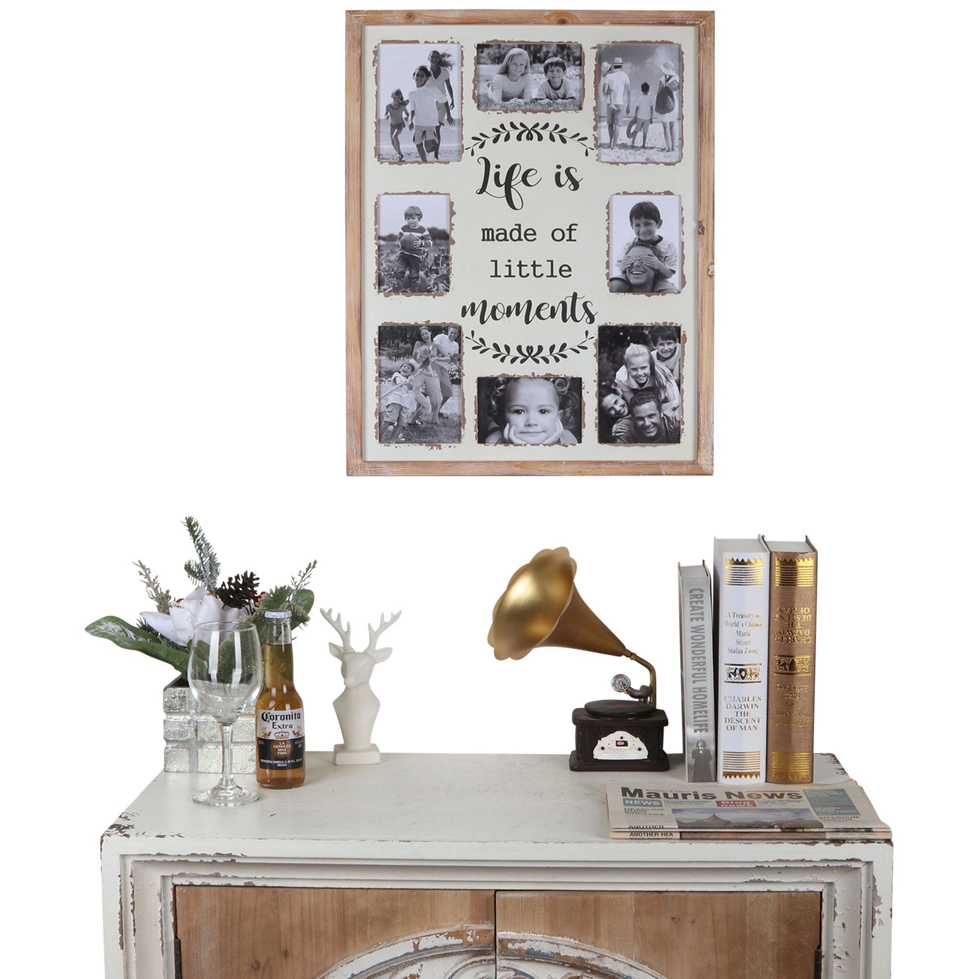 Happy Place' Wall Hanging Photo Gallery Collage 42x57cm 4