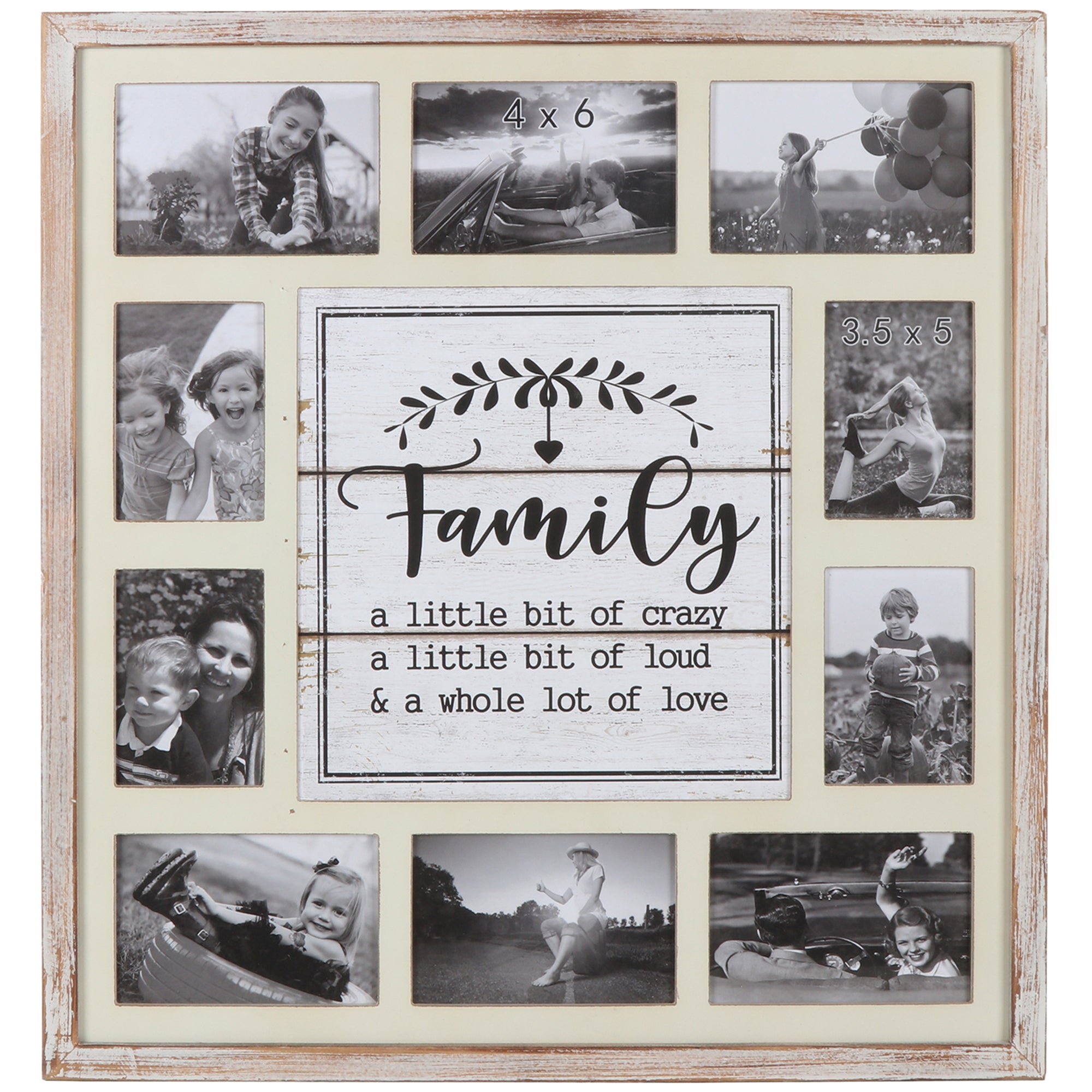 Family' Wall Hanging Photo Gallery Collage 55x59cm