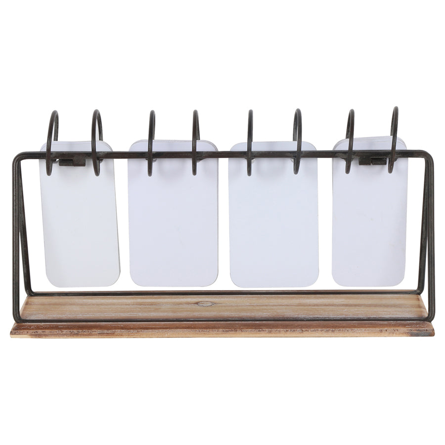 Vintage Style Table Top Calendar 28x9cm 3