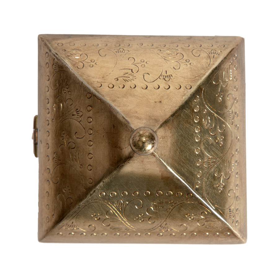 Handcrafted Contemporary Moroccan Square Box 17cm 3