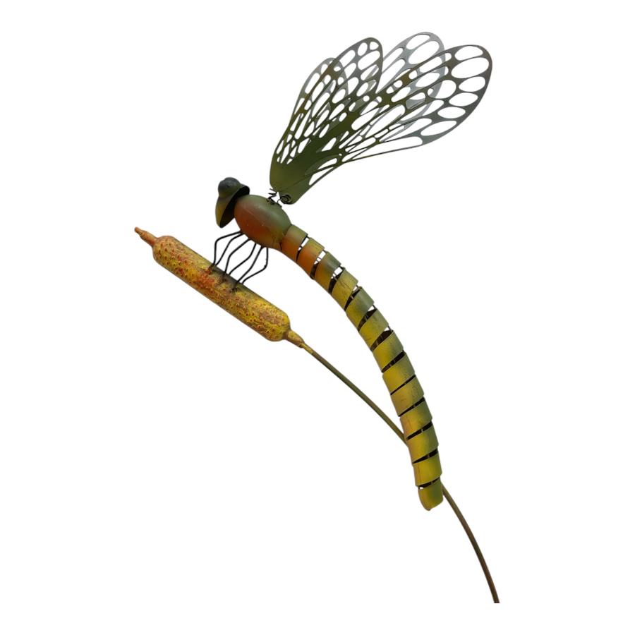 Colour Dragonfly Garden Stake 180cm 3