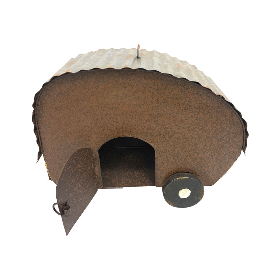 Colourful Caravan Hanging Birdhouse 30cm 4