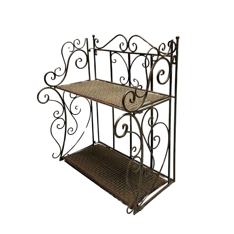 French Provincial 2 Tier Ornate Wall Shelf 60cm 3