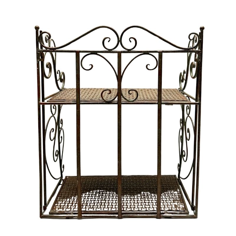 French Provincial 2 Tier Ornate Wall Shelf 60cm 4