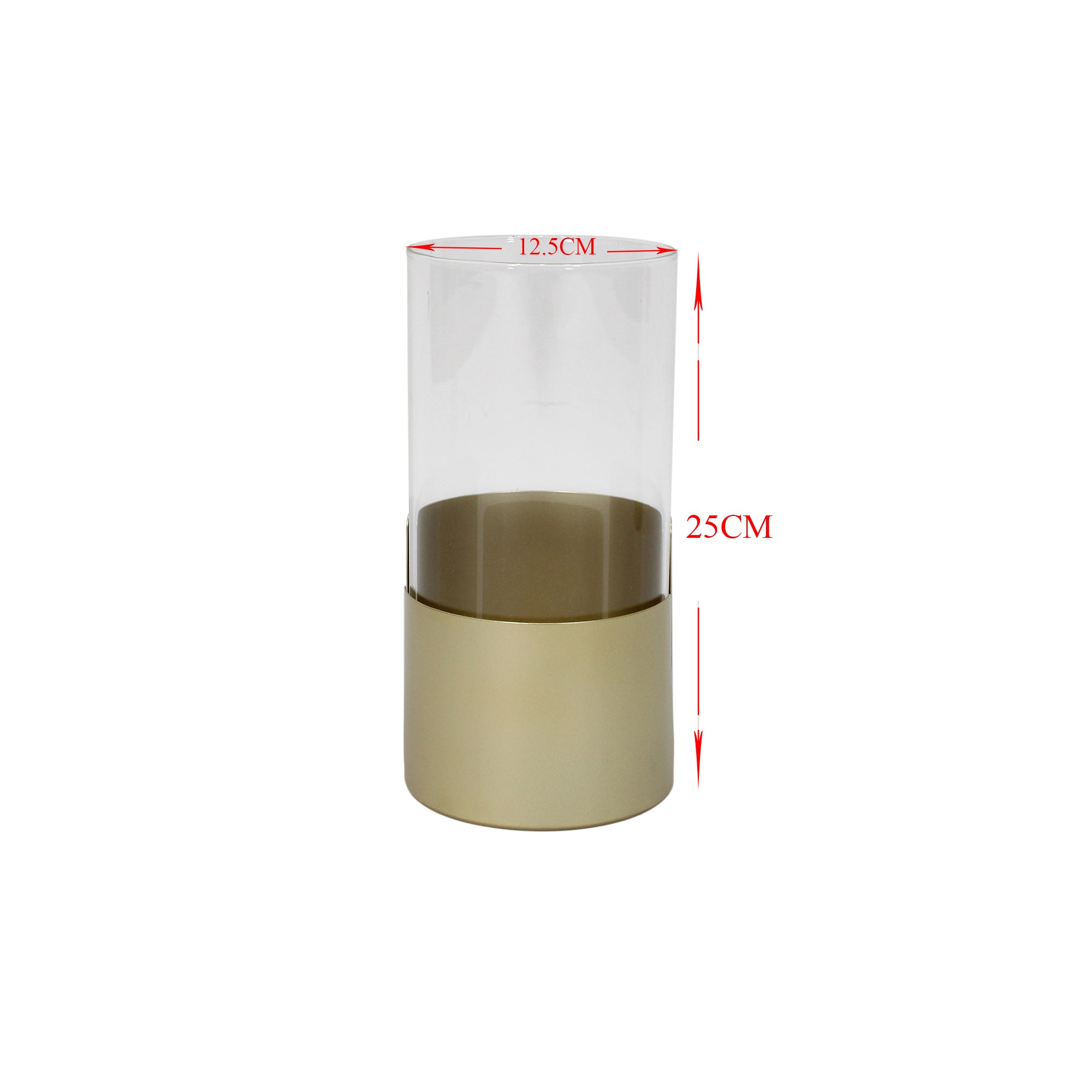 Aura Subtle Pillar Candleholder 13x25cm 4