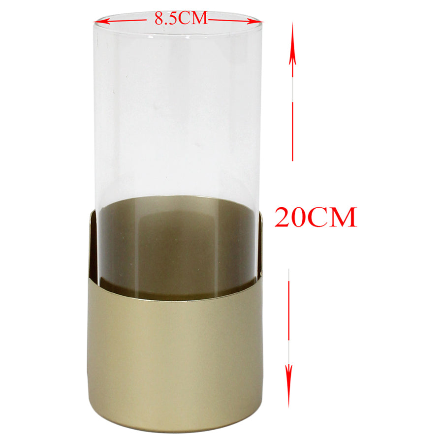 Aura Subtle Pillar Candleholder 9x20cm 4