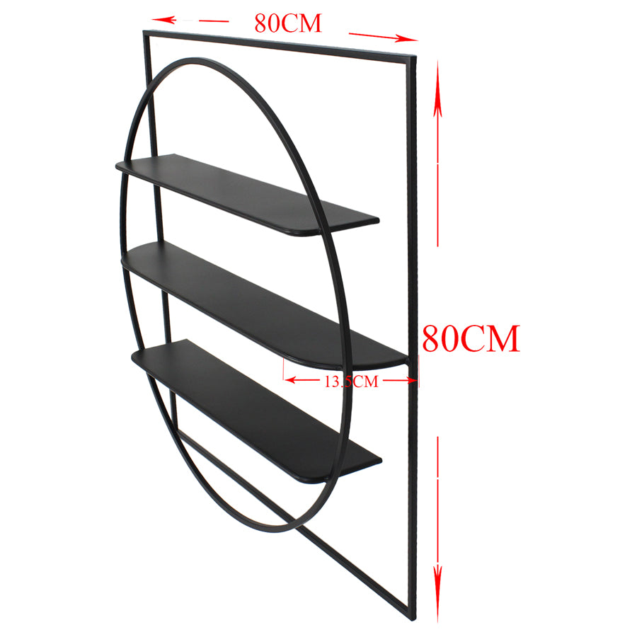 Eclipse Floating 3-Shelf Wall Hanging 80cm 5