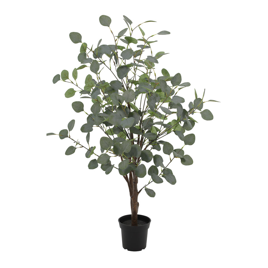 Potted Artificial Eucalyptus Gum Tree 100cm 3