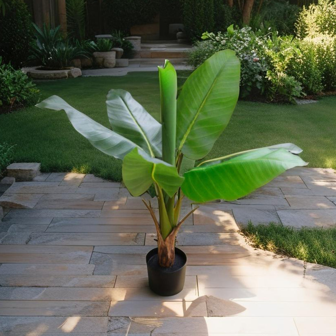 Potted Artificial Banana Tree 90cm