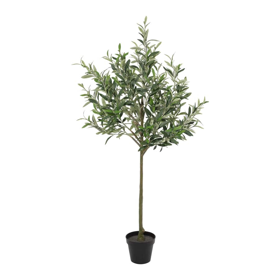 Potted Artificial Pruned Olive Tree 120cm 3
