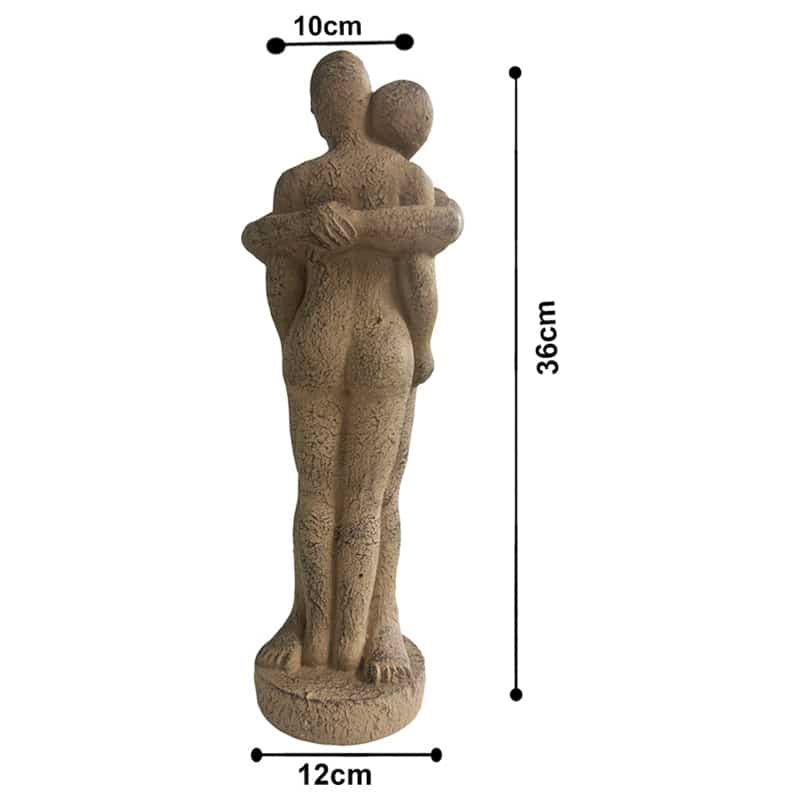 Hugging Couple Decorative Statue 36cm 4