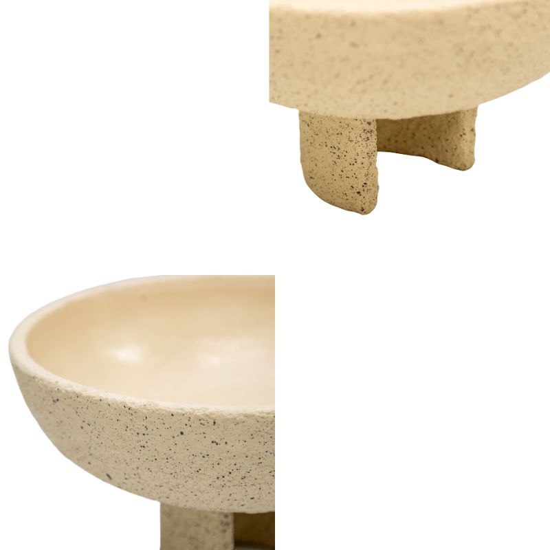 Contemporary Curve Base Textured Bowl 25cm 3