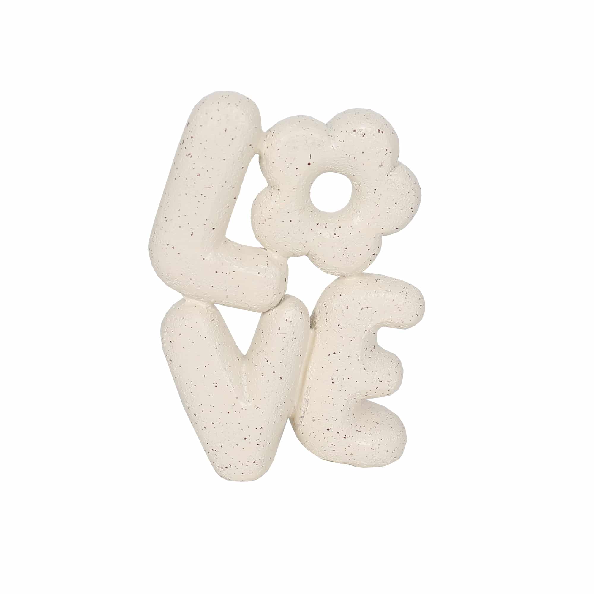 Love w Flower Decorative Ornament 21cm