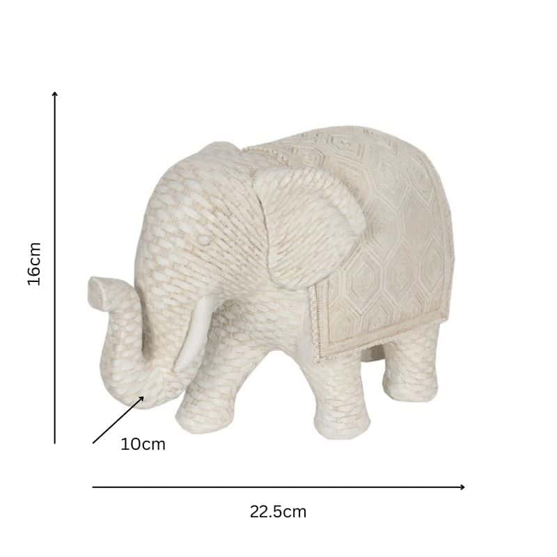 Woven Look Mum Elephant Ornament 22cm 4