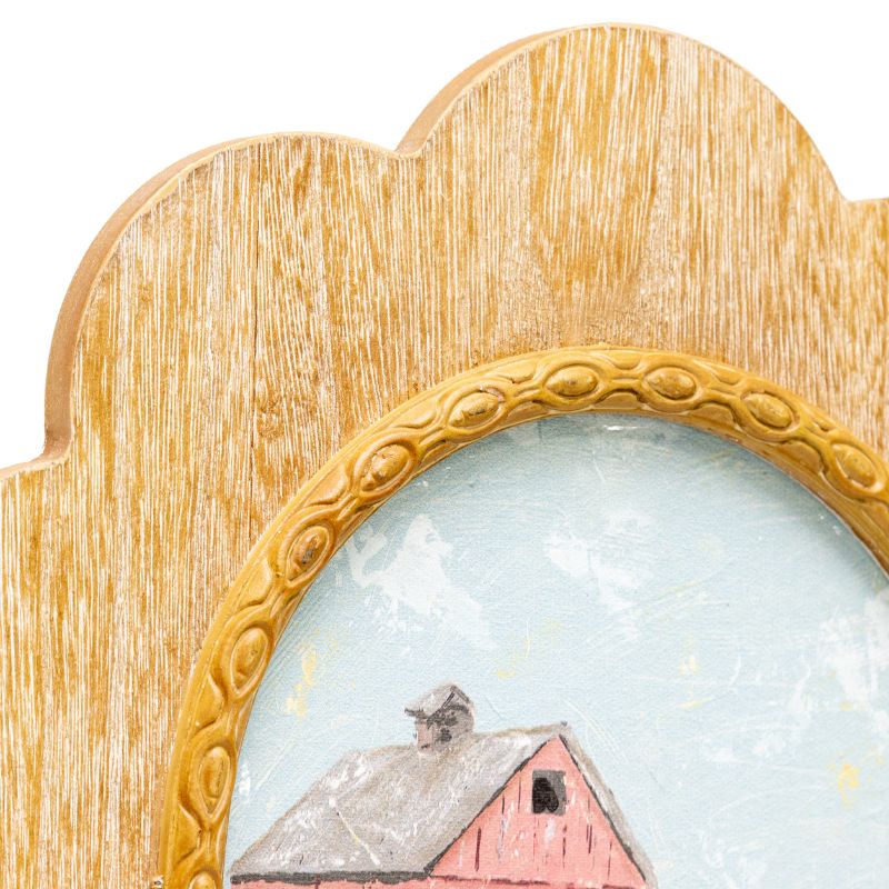 Smiling Sheep Framed Wall Art 39cm 3