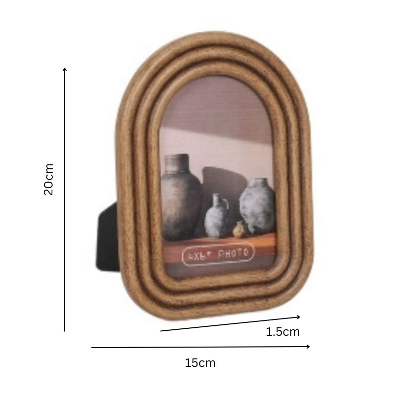 Contemporary Arch Style Photo Frame '4x6in' 20cm 5