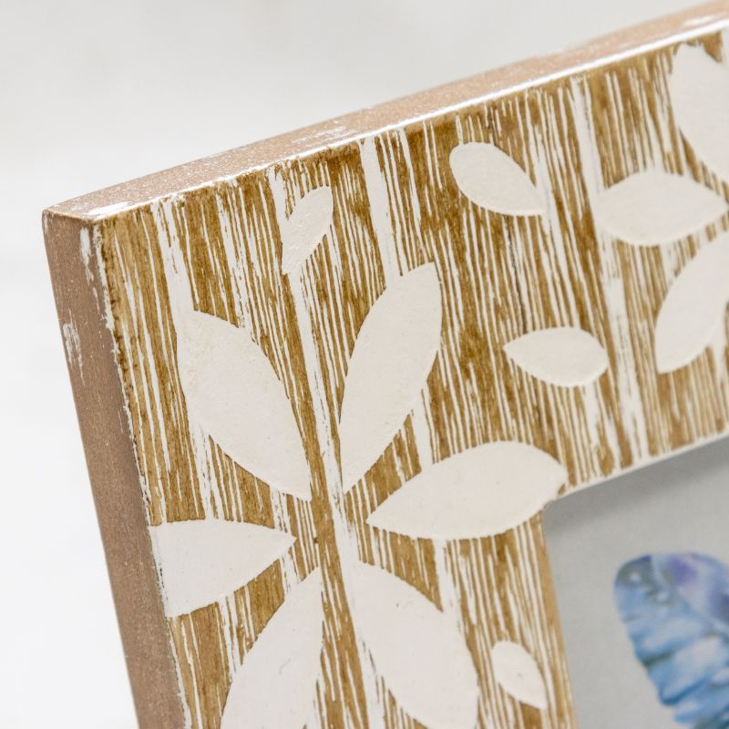 Flowers Design Photo Frame '4x4in' 18cm 4