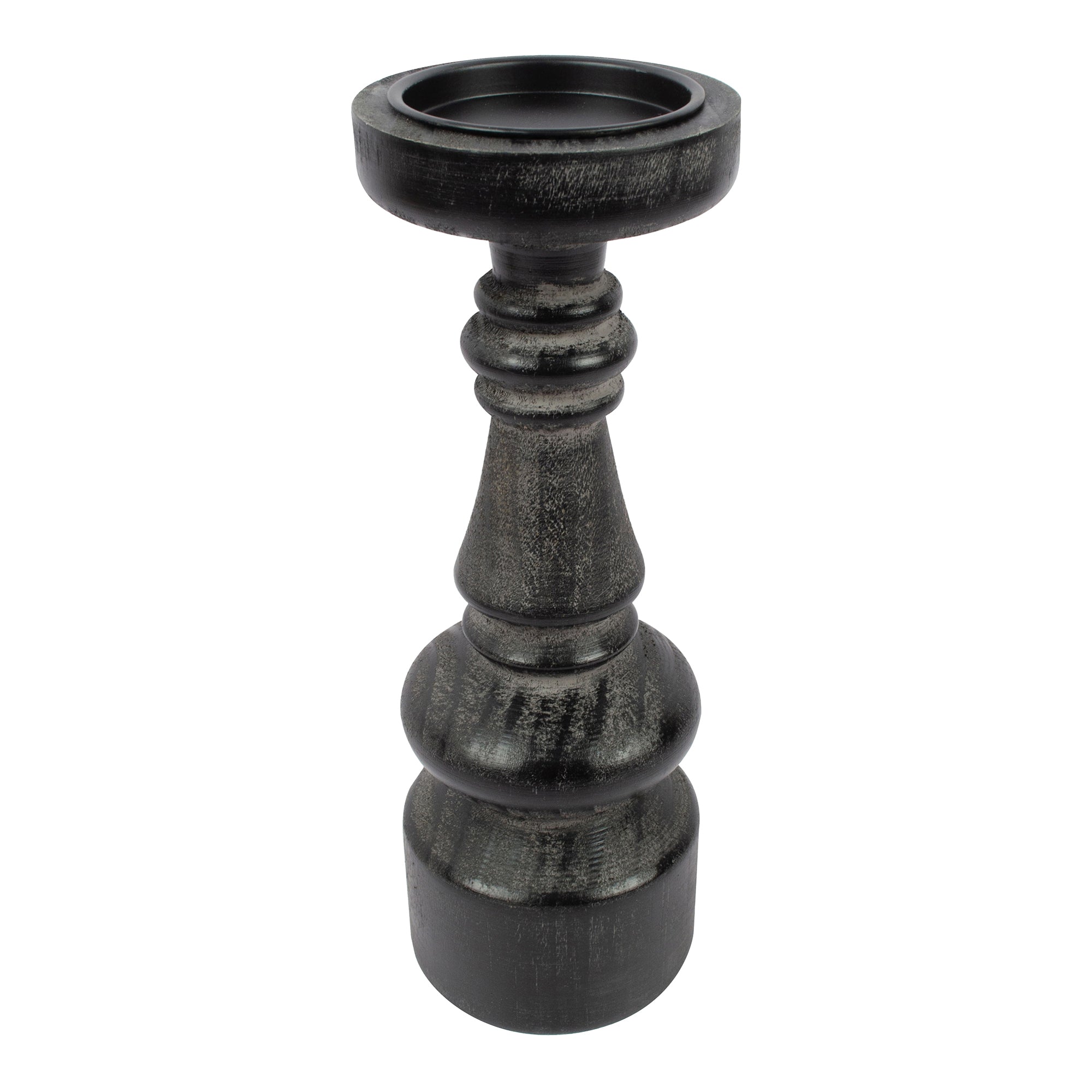 Nero Bold Pillar Candleholder 32cm