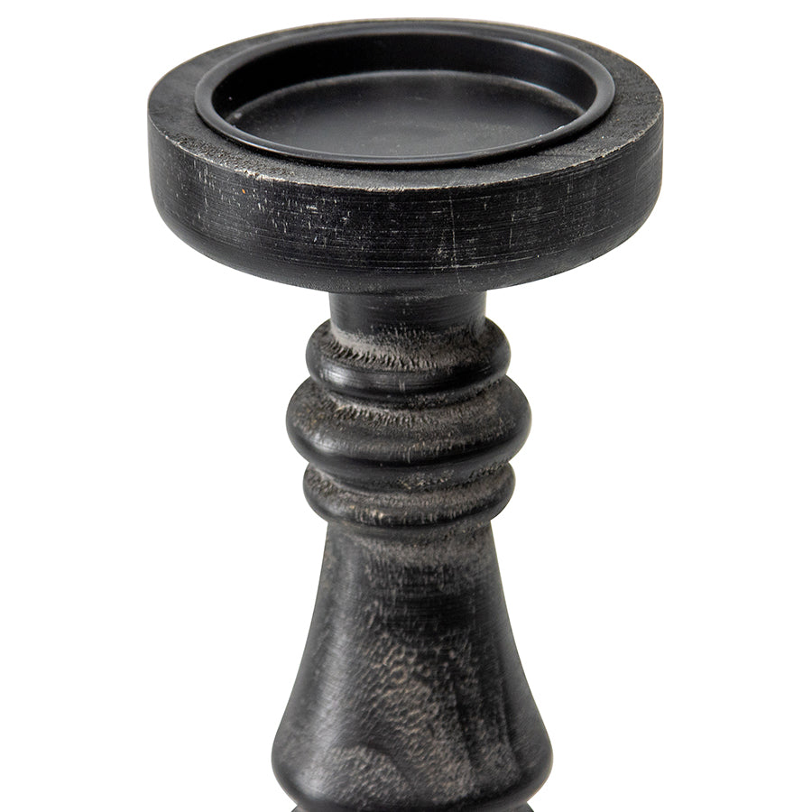 Nero Bold Pillar Candleholder 32cm 3