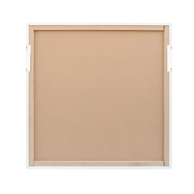 Curious Cow w Artificial Hair Framed Canvas Wall Art 60cm 4