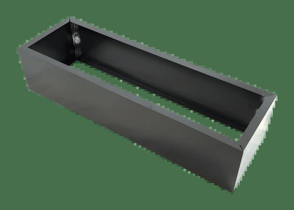 Grey Metal Planter Small 3