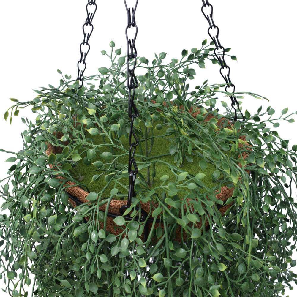Artificial English Hanging Basket UV Resistant 110cm 4