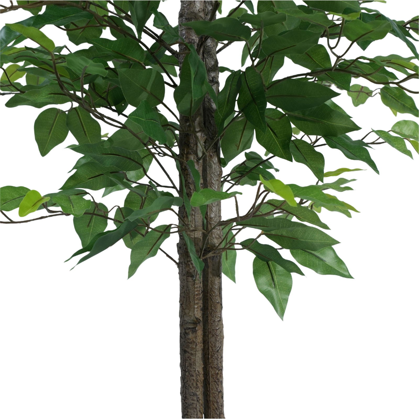 Mixed Green Bushy Artificial Ficus Tree 180cm 5