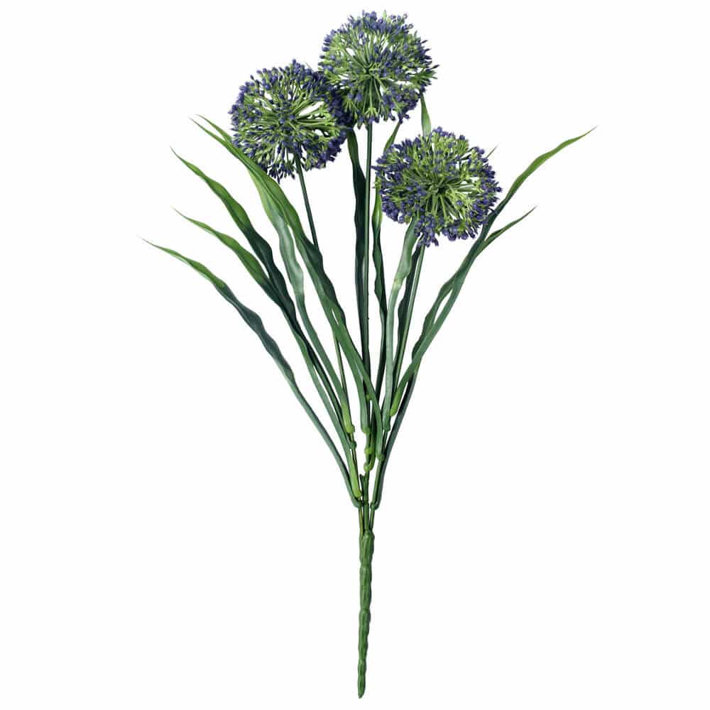 Lush Flowering Purple Hydrangea Stem 35cm UV Resistant 4