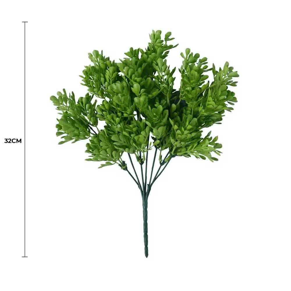 Vivid Green Wide Eucalyptus Plant 32cm UV Resistant