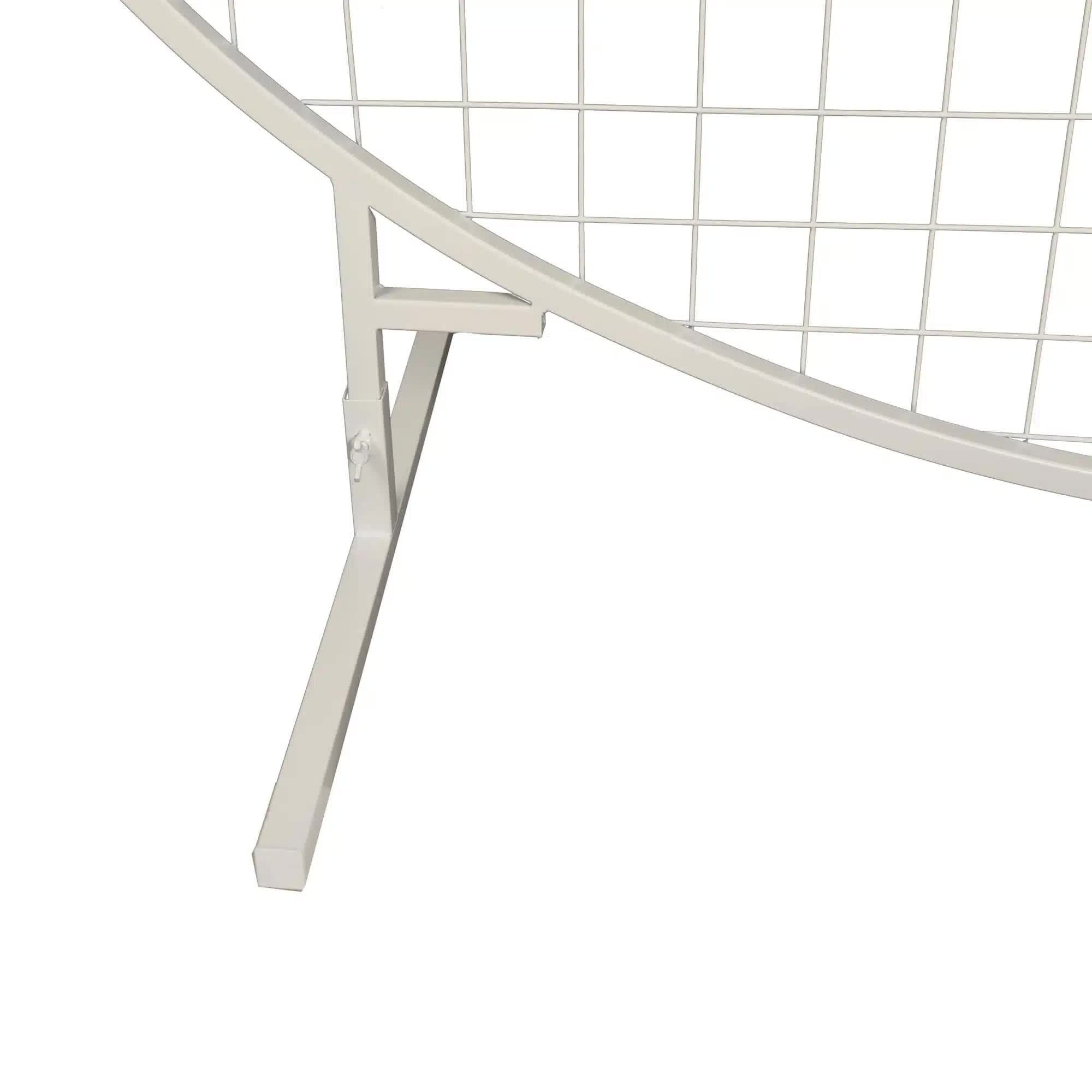 Sturdy Circular Flower Wall / Event Stand 200cm Diameter (White Frame) 3