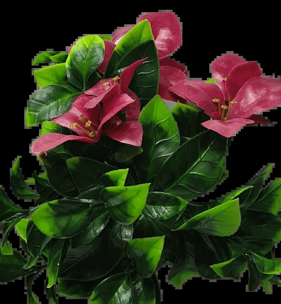 Flowering Purple Lilac Stem UV Resistant 25cm 3