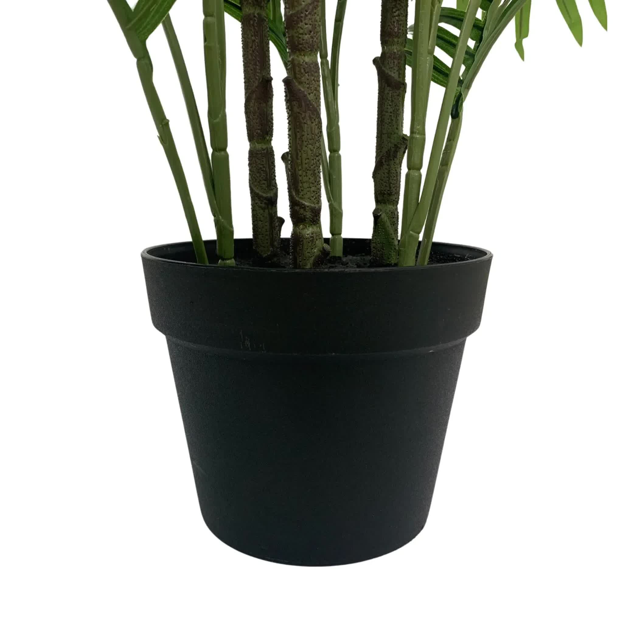 Premium Artificial Potted Multi-trunk Fan Palm 180cm 3