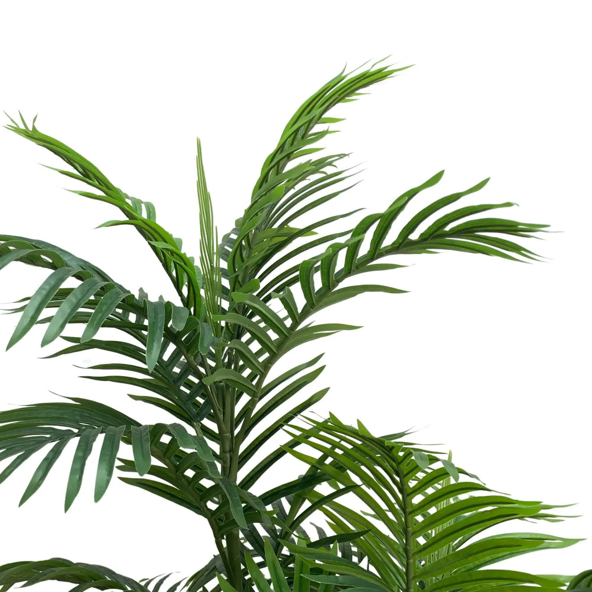 Premium Artificial Potted Multi-trunk Fan Palm 180cm 4