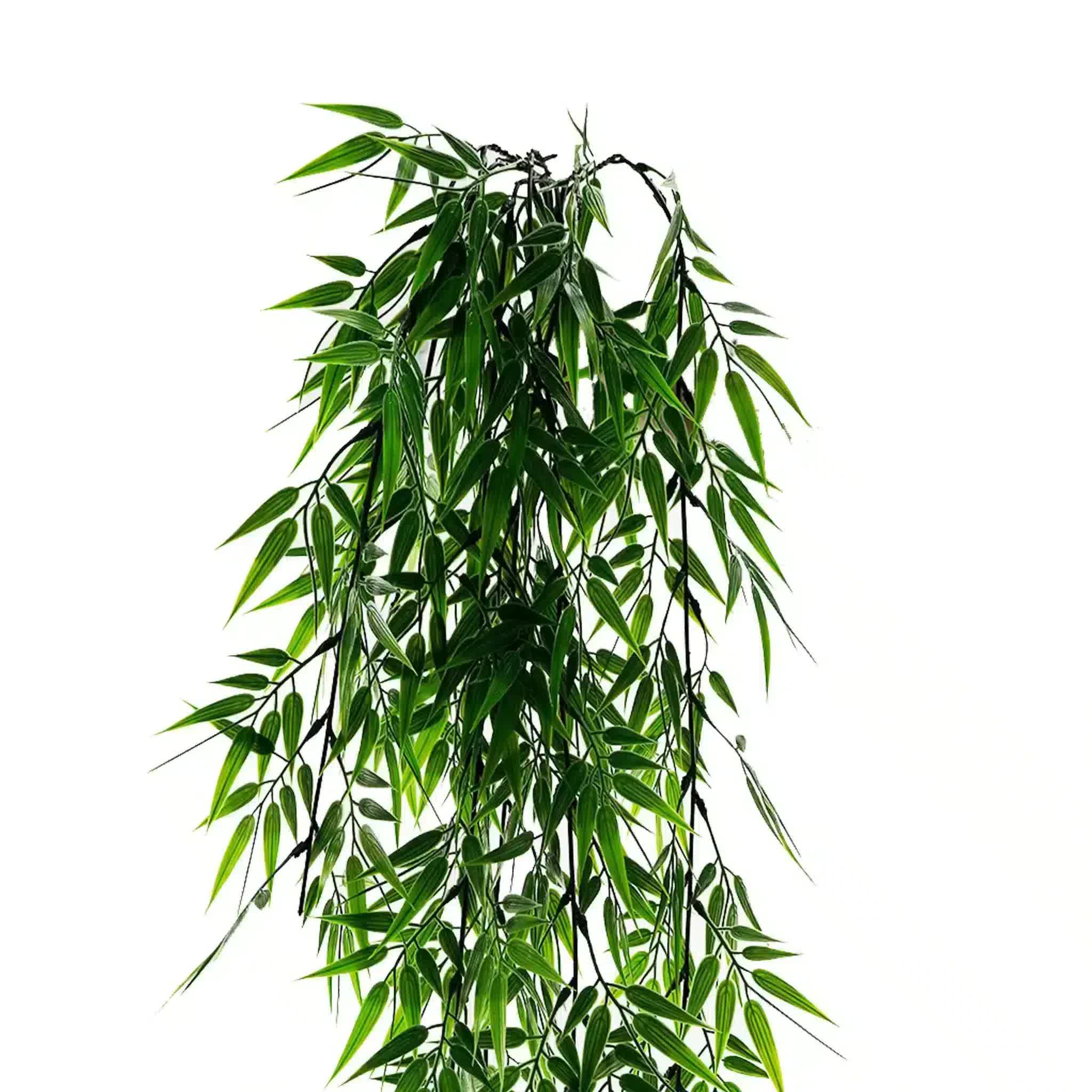 Vivid Green Hanging Artificial Ruscas Plant UV Resistant 120cm 3