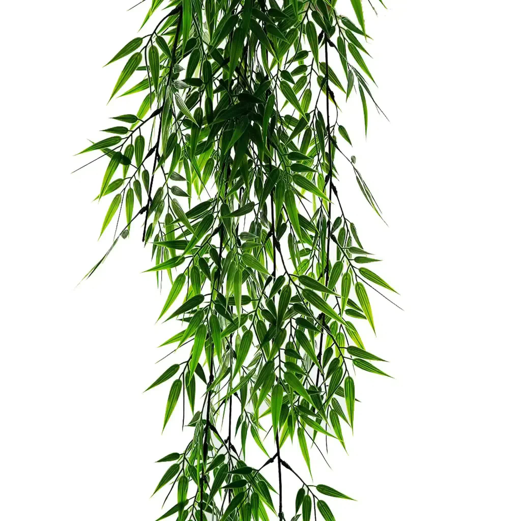 Vivid Green Hanging Artificial Ruscas Plant UV Resistant 120cm 4