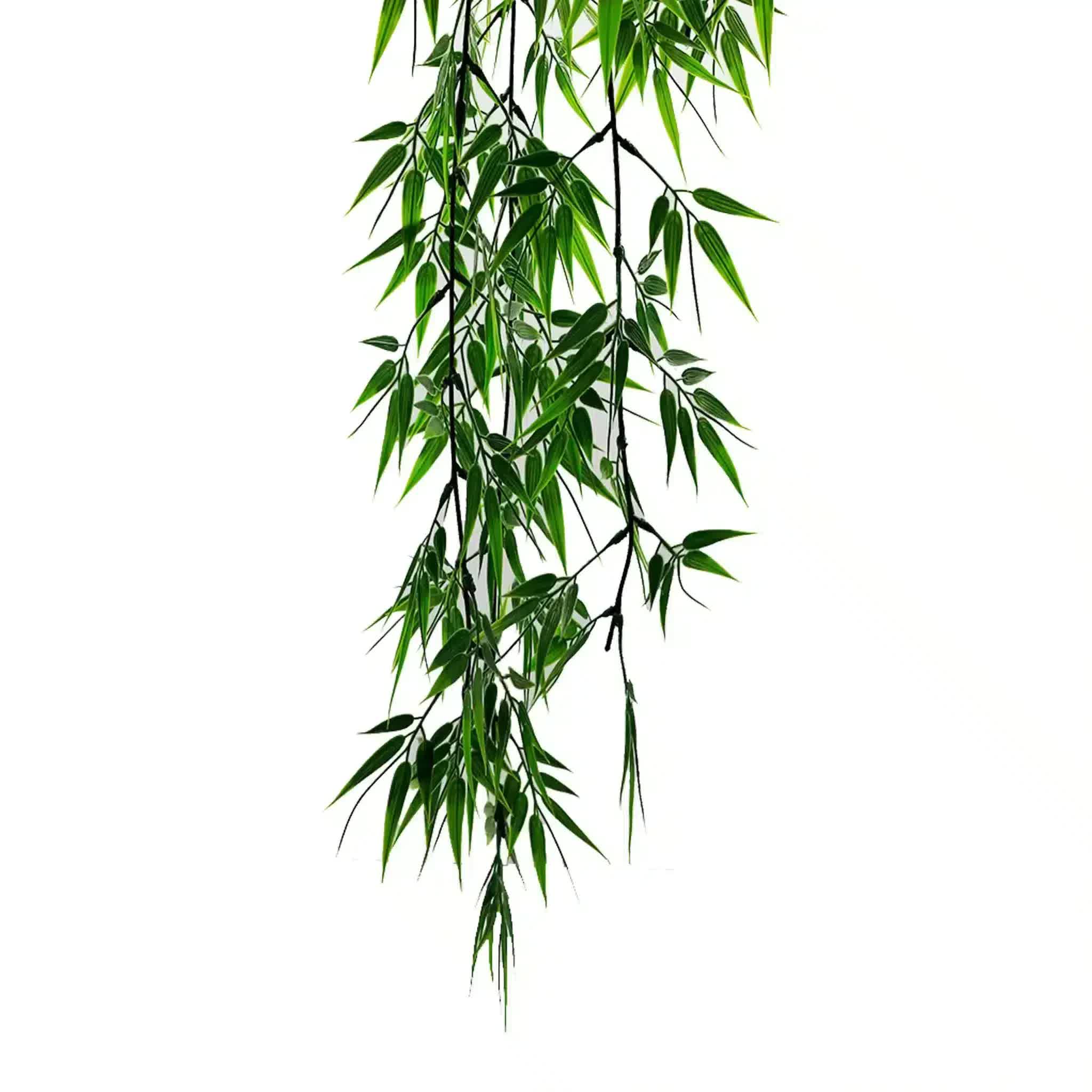 Vivid Green Hanging Artificial Ruscas Plant UV Resistant 120cm 5