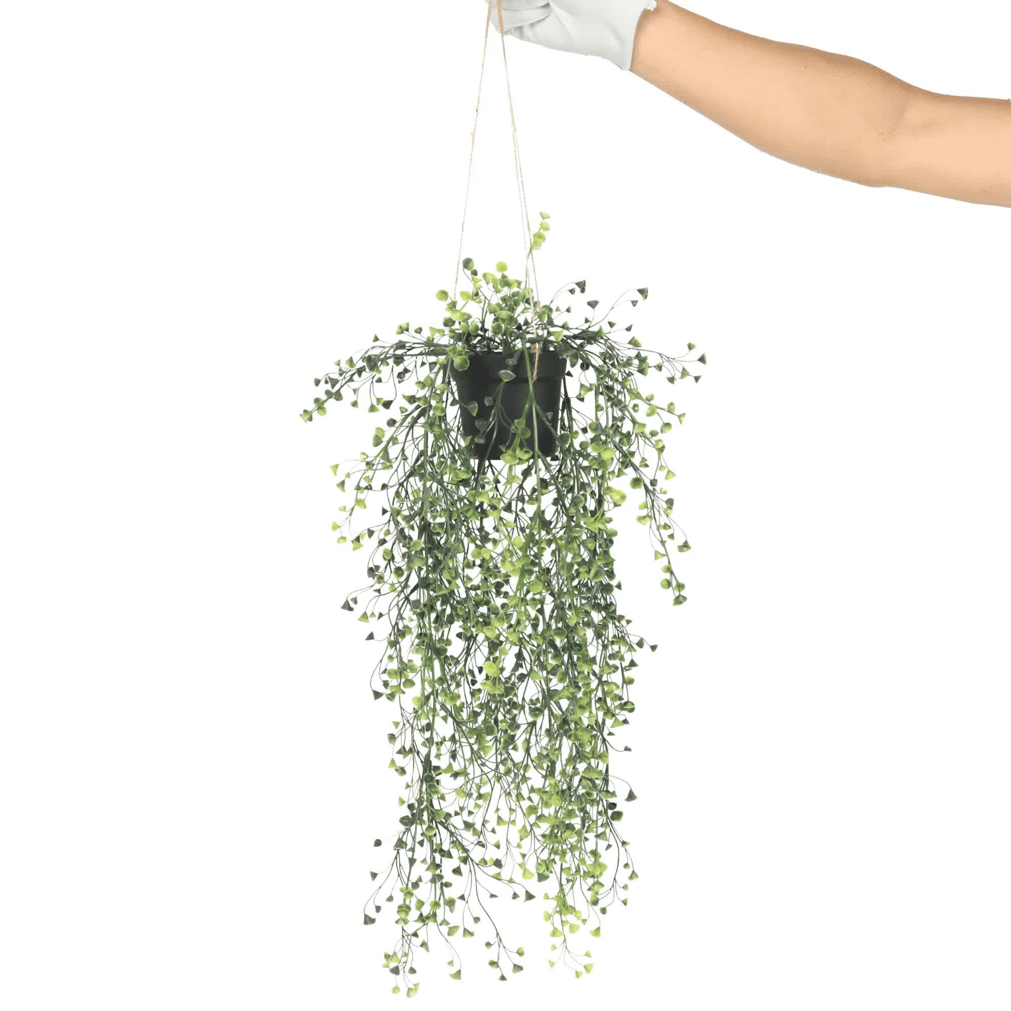 Artificial Hanging Pearls (Potted) 56cm UV Resistant 4