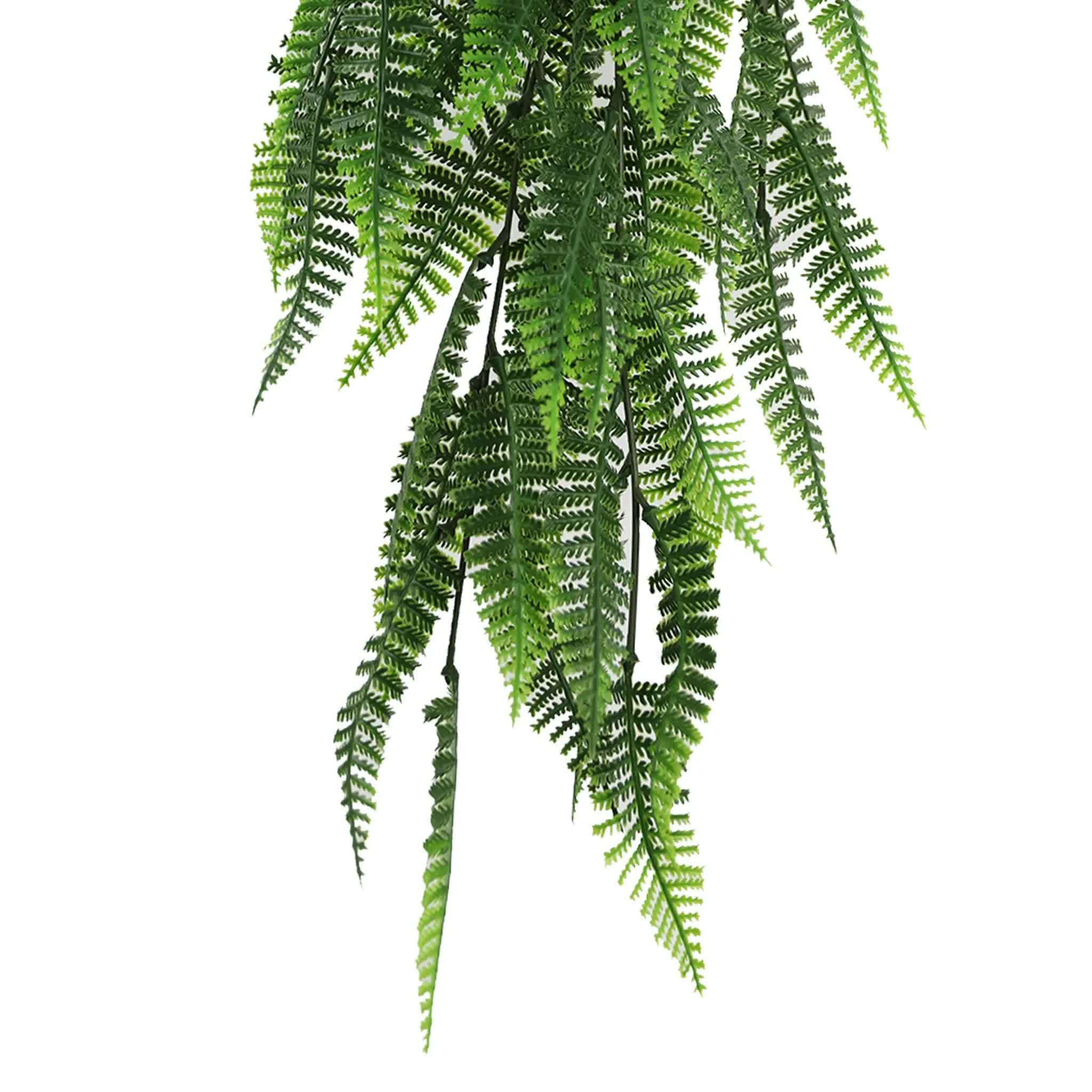 Artificial Hanging Fern Garland Bush UV Resistant and Fire Rated 18cm x 76cm 3