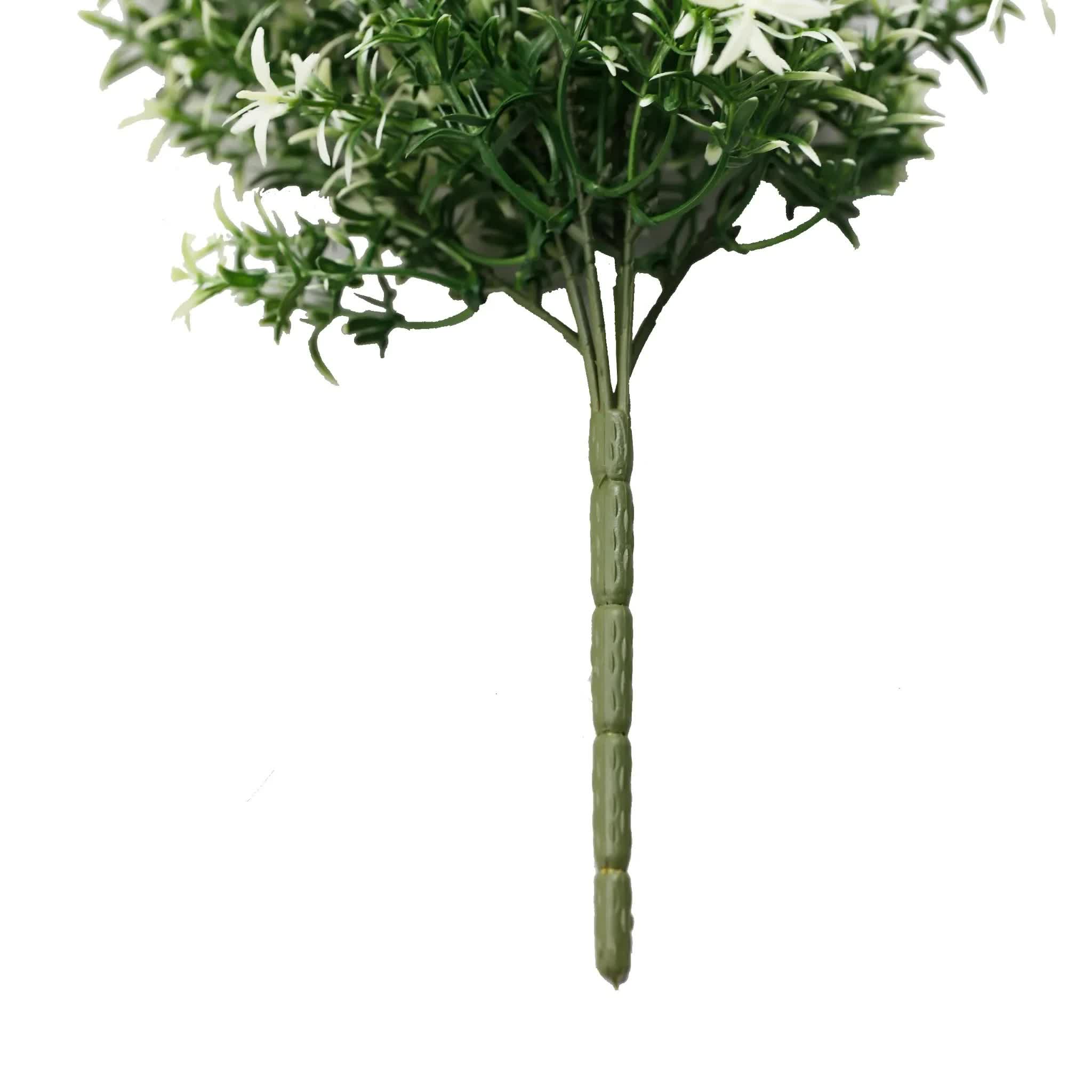 Artificial Hanging Star Jasmine Vine UV Resistant and Fire Rated 20cm x 76cm 5